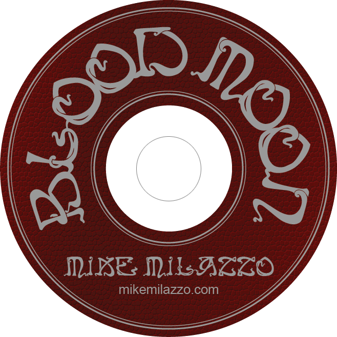 On-disc art for Mike Milazzo's Blood Moon EP