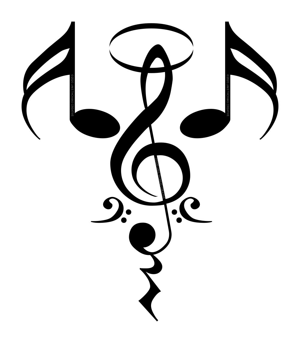 'Music Angel' logo concept