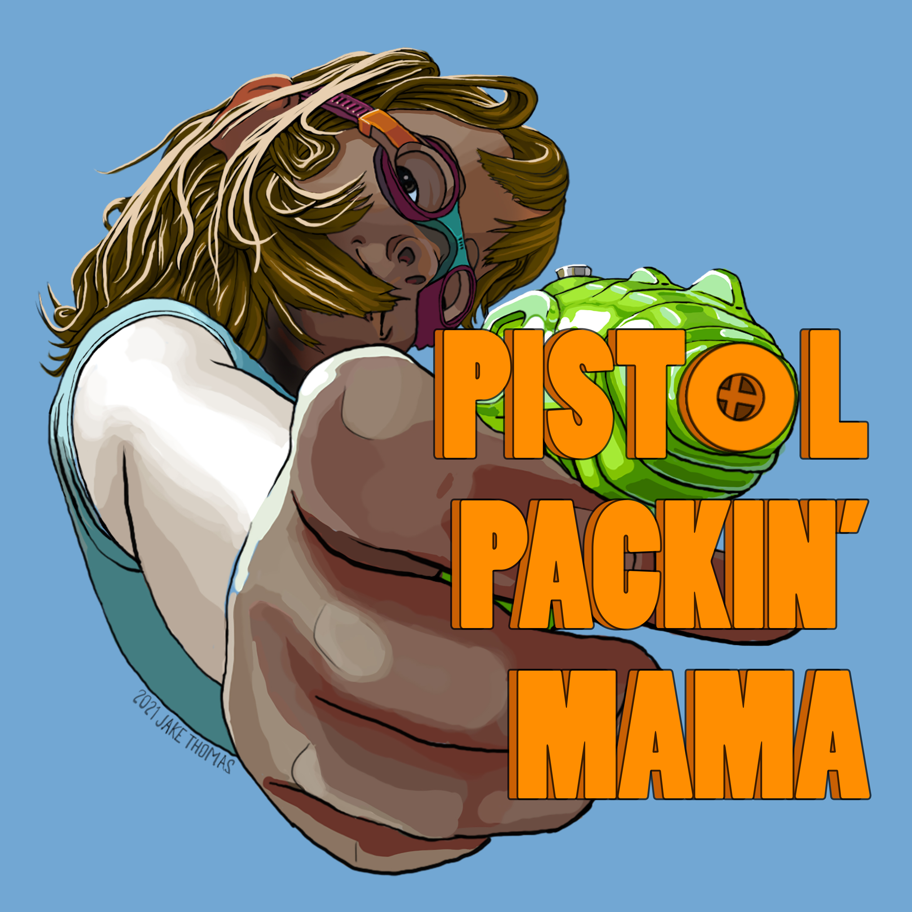 CD cover for Pistol-Packin Mama